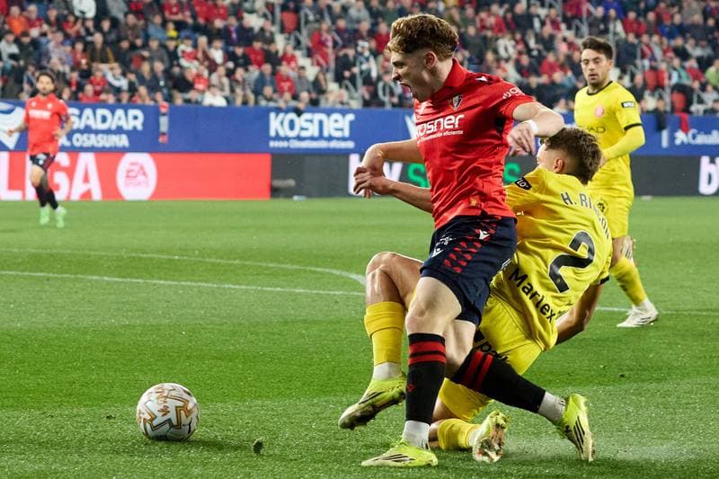 Football. La Liga EA Sports. CA Osasuna - Girona FC. 21.03.2026
