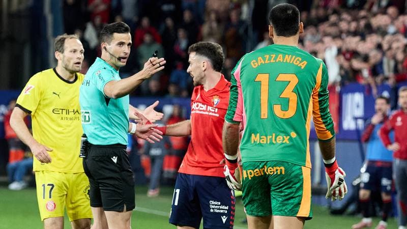 Football. La Liga EA Sports. CA Osasuna - Girona FC. 21.03.2026