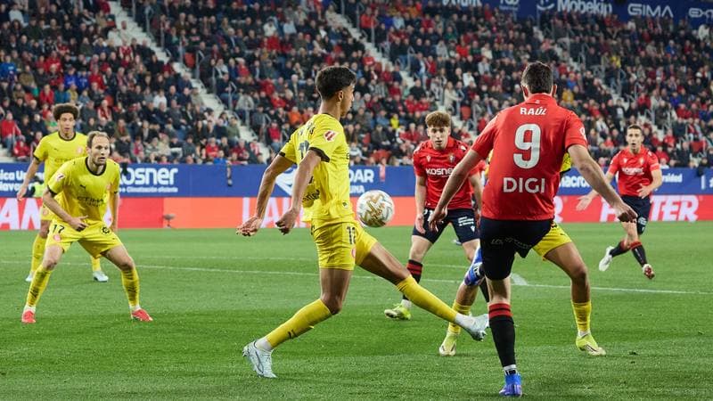 Football. La Liga EA Sports. CA Osasuna - Girona FC. 21.03.2026