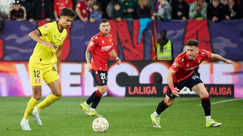 Football. La Liga EA Sports. CA Osasuna - Girona FC. 21.03.2026