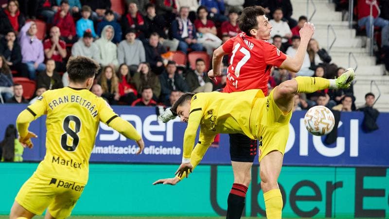 Football. La Liga EA Sports. CA Osasuna - Girona FC. 21.03.2026