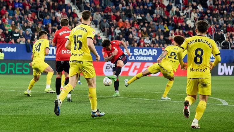 Football. La Liga EA Sports. CA Osasuna - Girona FC. 21.03.2026