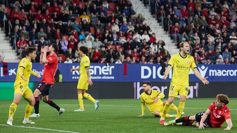 Football. La Liga EA Sports. CA Osasuna - Girona FC. 21.03.2026