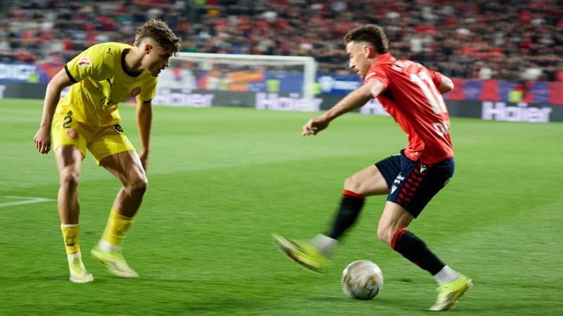 Football. La Liga EA Sports. CA Osasuna - Girona FC. 21.03.2026