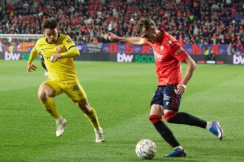 Football. La Liga EA Sports. CA Osasuna - Girona FC. 21.03.2026