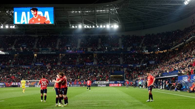Football. La Liga EA Sports. CA Osasuna - Girona FC. 21.03.2026