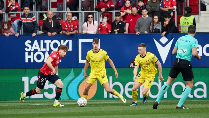 Football. La Liga EA Sports. CA Osasuna - Girona FC. 21.03.2026