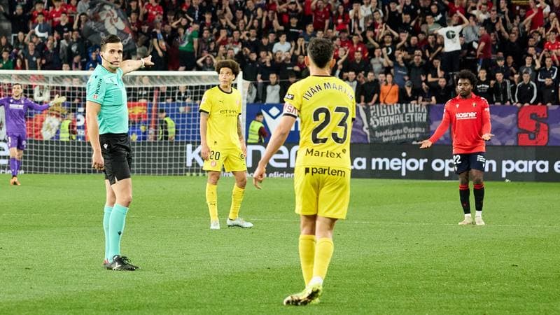Football. La Liga EA Sports. CA Osasuna - Girona FC. 21.03.2026