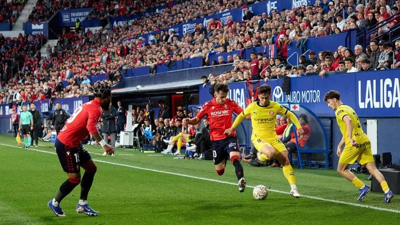 Football. La Liga EA Sports. CA Osasuna - Girona FC. 21.03.2026