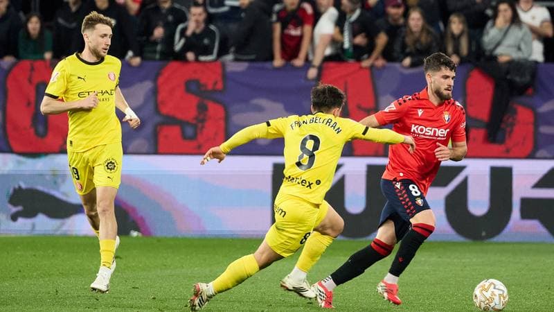Football. La Liga EA Sports. CA Osasuna - Girona FC. 21.03.2026