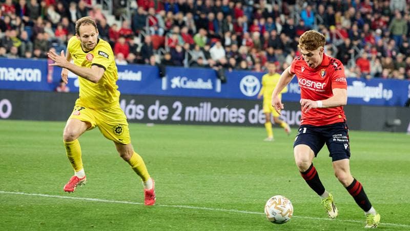 Football. La Liga EA Sports. CA Osasuna - Girona FC. 21.03.2026