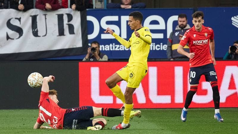 Football. La Liga EA Sports. CA Osasuna - Girona FC. 21.03.2026
