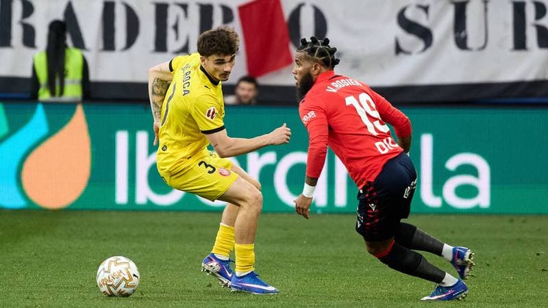 Football. La Liga EA Sports. CA Osasuna - Girona FC. 21.03.2026