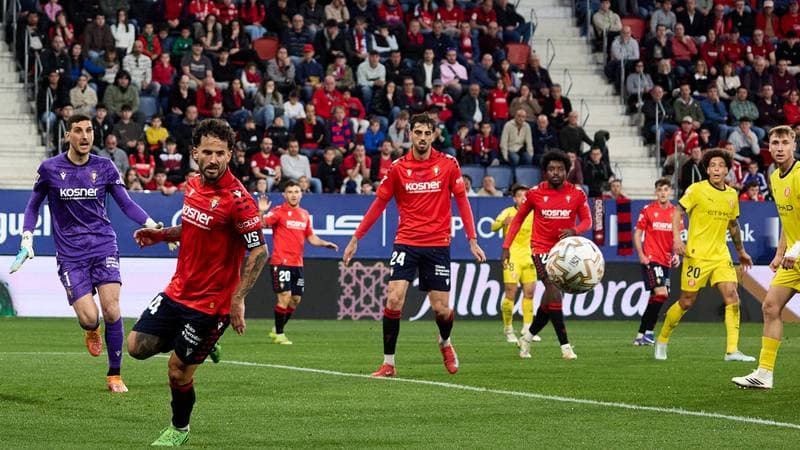 Football. La Liga EA Sports. CA Osasuna - Girona FC. 21.03.2026