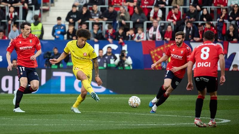 Football. La Liga EA Sports. CA Osasuna - Girona FC. 21.03.2026
