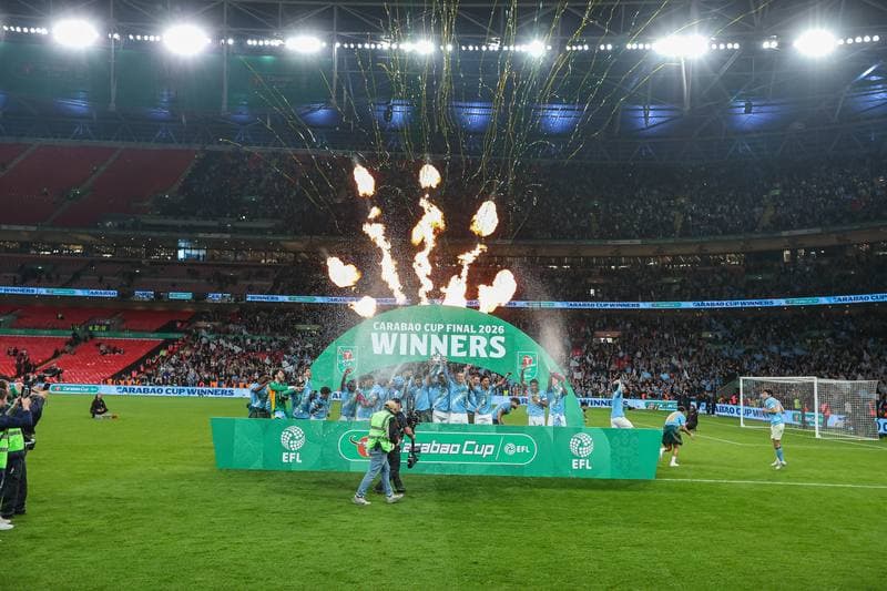 Football. Carabao Cup Final. Arsenal - Manchester City. 22.03.2026