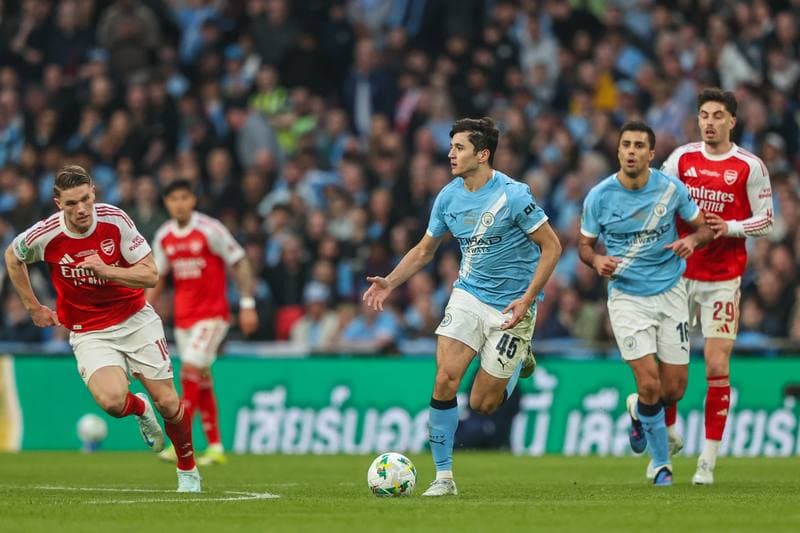 Football. Carabao Cup Final. Arsenal - Manchester City. 22.03.2026