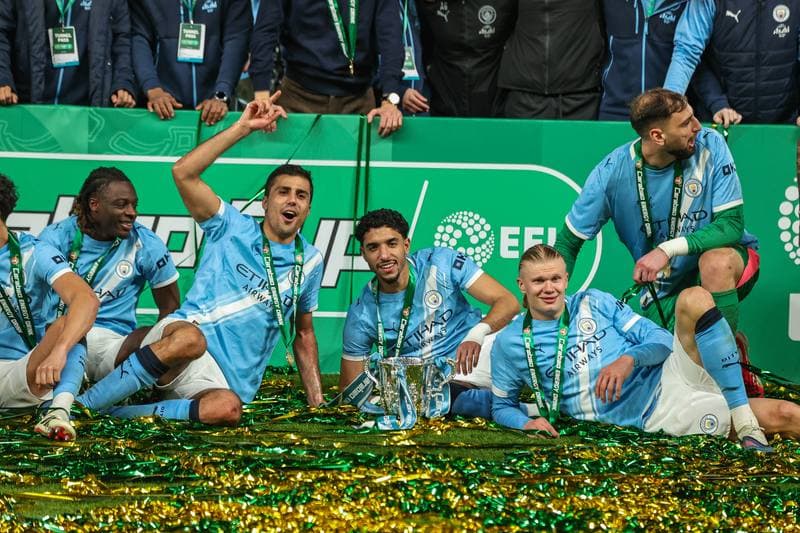 Football. Carabao Cup Final. Arsenal - Manchester City. 22.03.2026