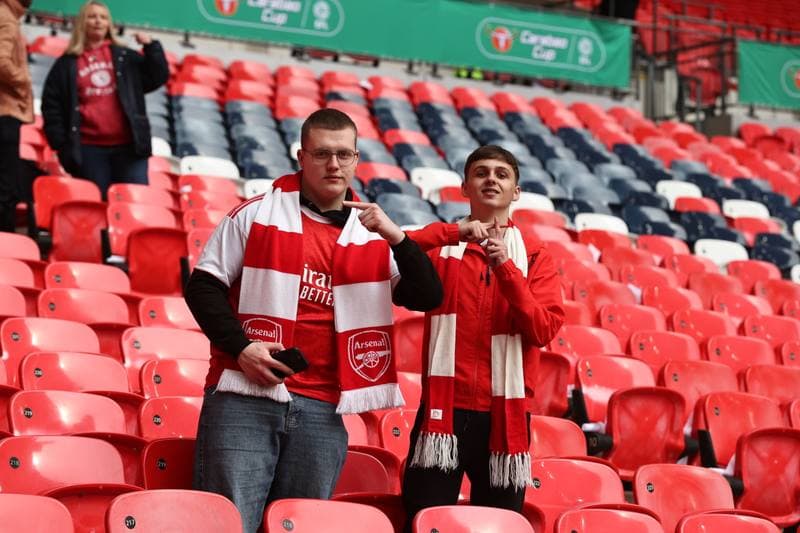 Football. Carabao Cup Final. Arsenal - Manchester City. 22.03.2026