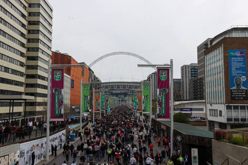 Football. Carabao Cup Final. Arsenal - Manchester City. 22.03.2026