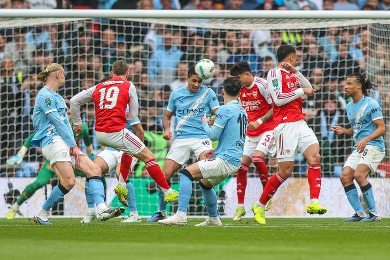 Football. Carabao Cup Final. Arsenal - Manchester City. 22.03.2026