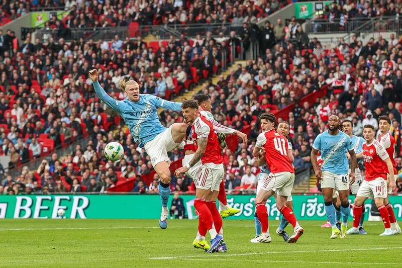 Football. Carabao Cup Final. Arsenal - Manchester City. 22.03.2026