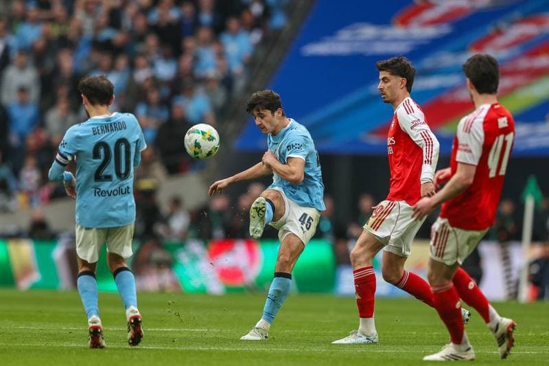 Football. Carabao Cup Final. Arsenal - Manchester City. 22.03.2026