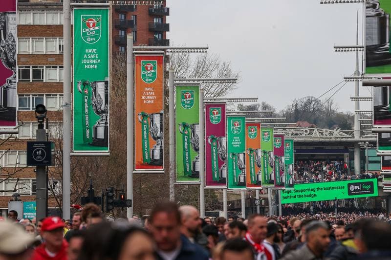 Football. Carabao Cup Final. Arsenal - Manchester City. 22.03.2026