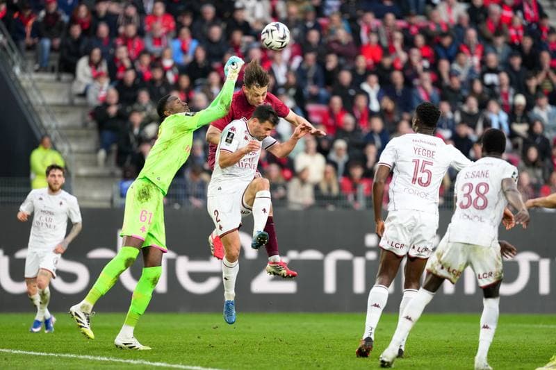 Football. Ligue 1. Stade Rennais - FC Metz. 22.03.2026
