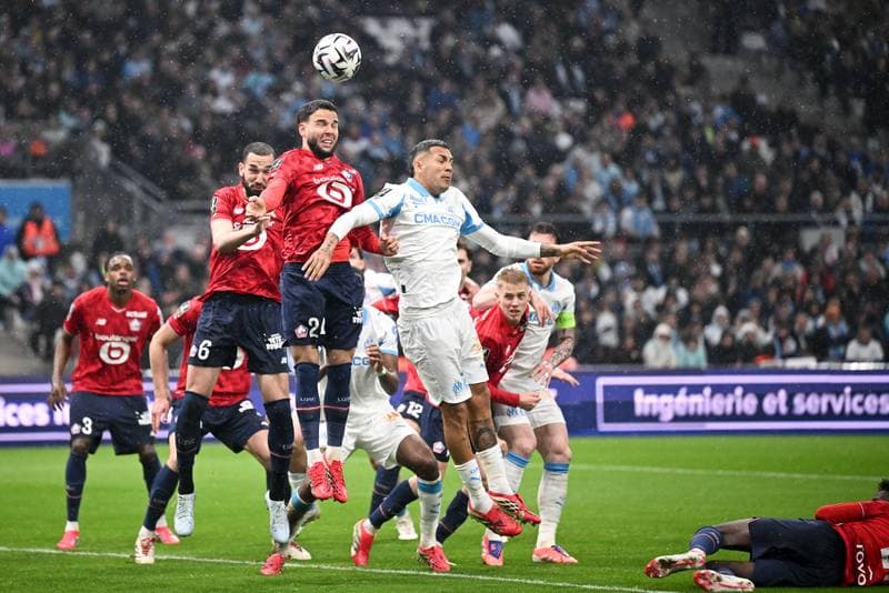 Football. Ligue 1. Olympique de Marseille - Lille OSC. 22.03.2026
