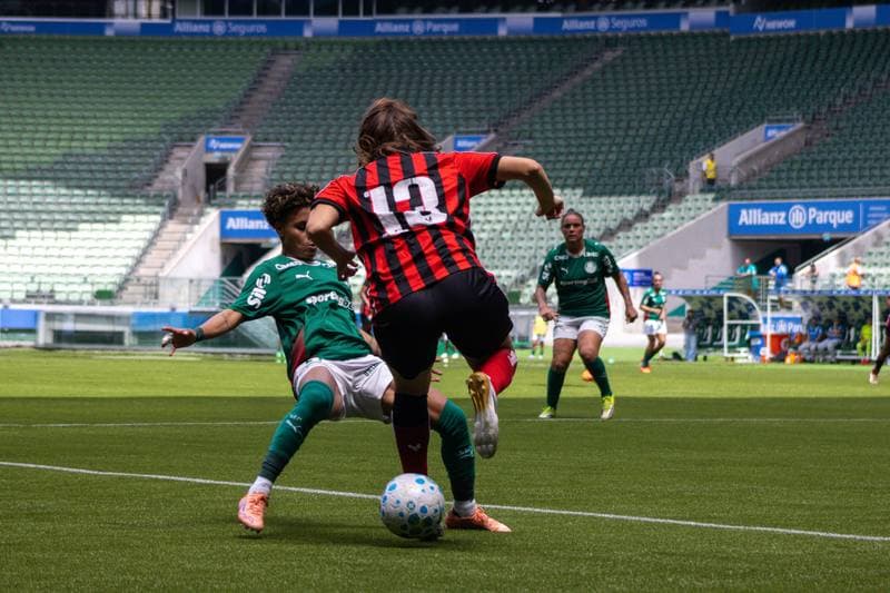 Football. Brazilian Women's Championship Serie A1. Palmeiras - VitAria. 22.03.2026