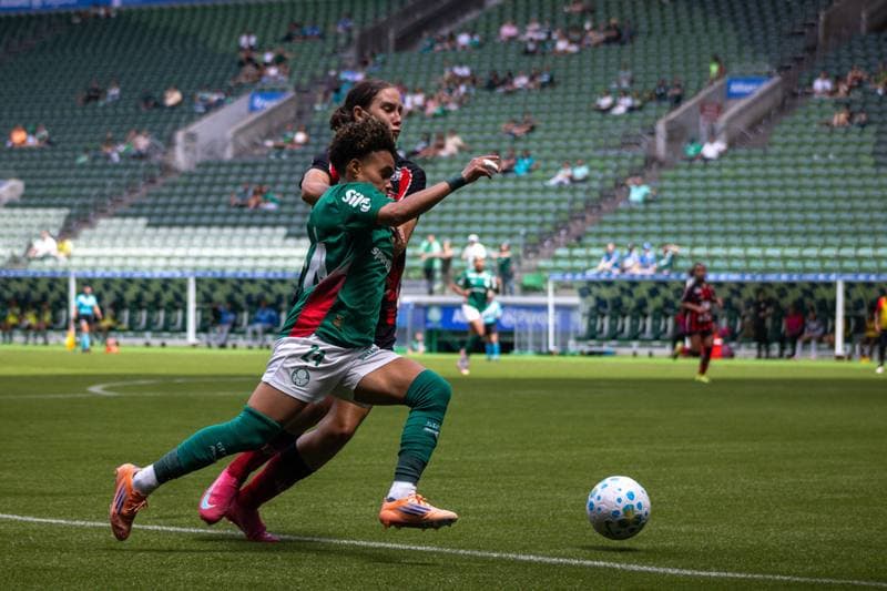 Football. Brazilian Women's Championship Serie A1. Palmeiras - VitAria. 22.03.2026