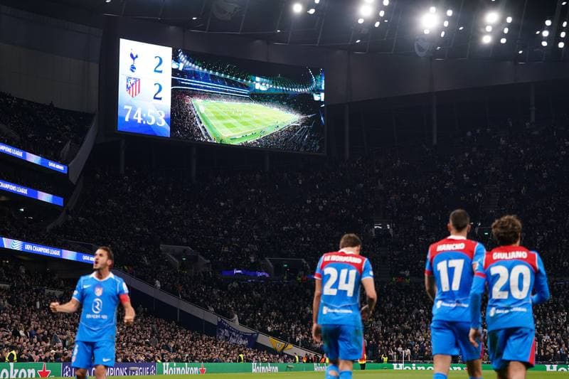 Football. UEFA Champions League. Tottenham Hotspur - Atletico Madrid. 18.03.2026