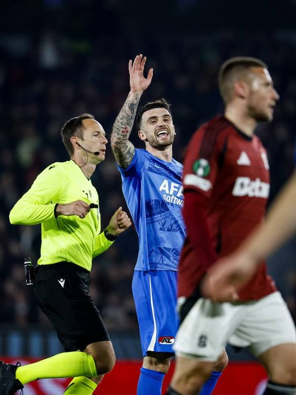 Football. UEFA Conference League. Sparta Prague - AZ Alkmaar. 19.03.2026