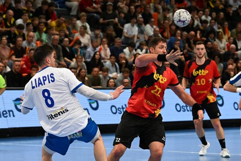 Handball. Men's World Championship Qualifiers. Belgium - Greece. 21.03.2026