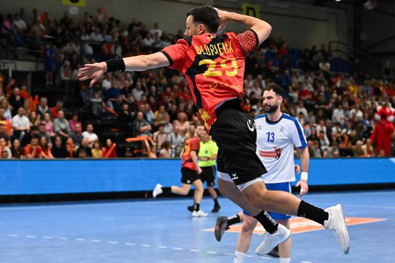 Handball. Men's World Championship Qualifiers. Belgium - Greece. 21.03.2026