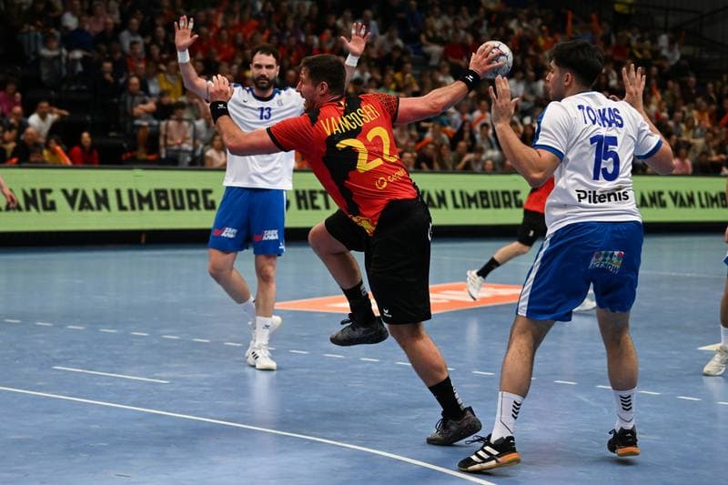Handball. Men's World Championship Qualifiers. Belgium - Greece. 21.03.2026