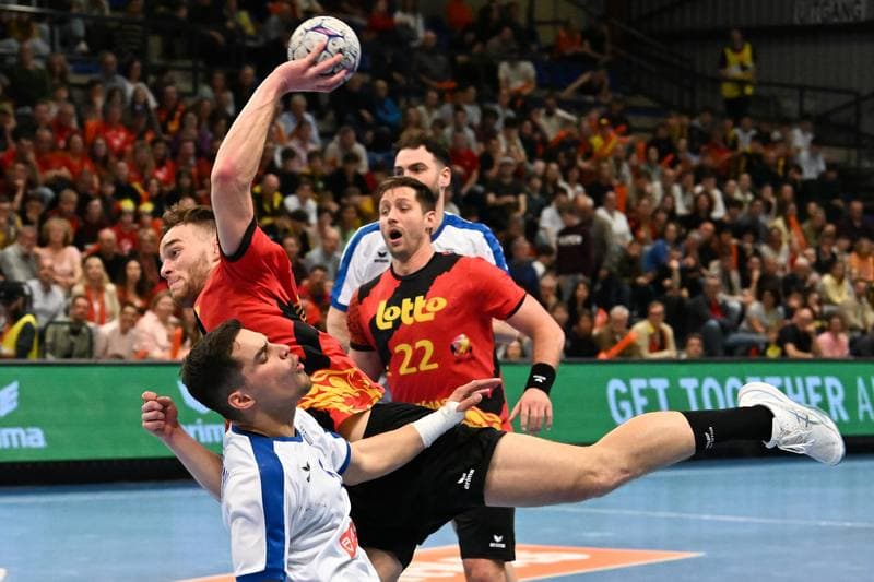 Handball. Men's World Championship Qualifiers. Belgium - Greece. 21.03.2026