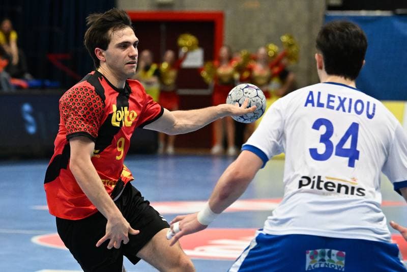 Handball. Men's World Championship Qualifiers. Belgium - Greece. 21.03.2026