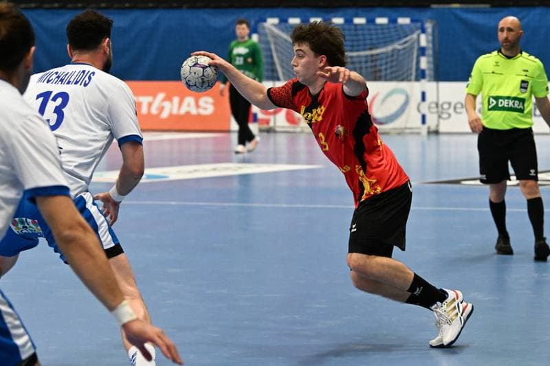 Handball. Men's World Championship Qualifiers. Belgium - Greece. 21.03.2026