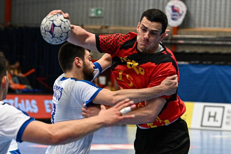 Handball. Men's World Championship Qualifiers. Belgium - Greece. 21.03.2026
