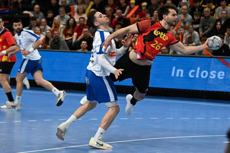 Handball. Men's World Championship Qualifiers. Belgium - Greece. 21.03.2026