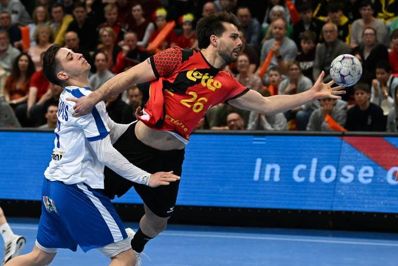 Handball. Men's World Championship Qualifiers. Belgium - Greece. 21.03.2026