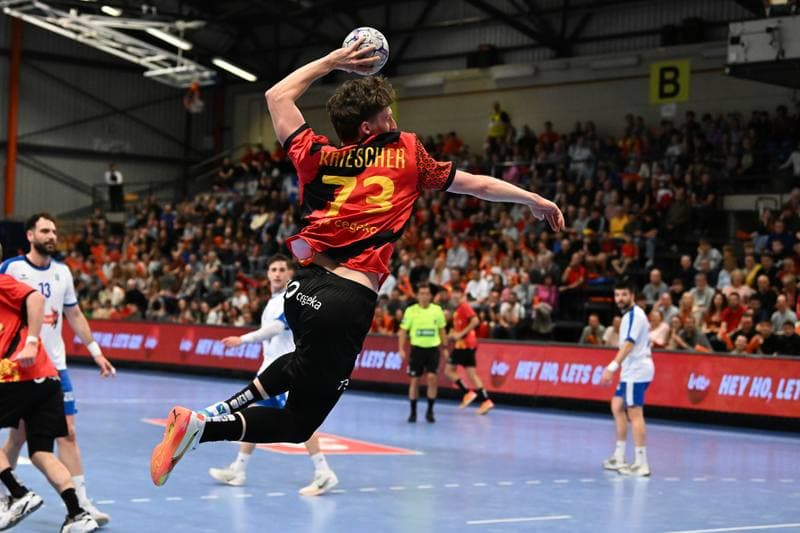 Handball. Men's World Championship Qualifiers. Belgium - Greece. 21.03.2026
