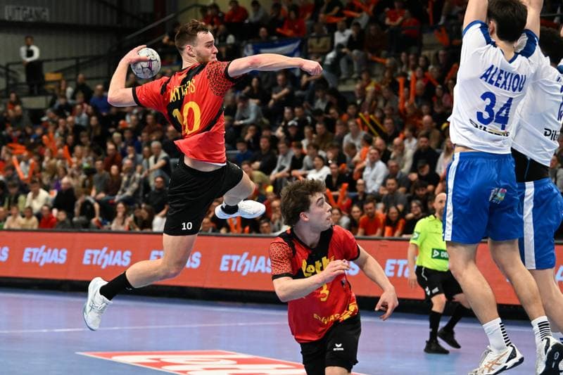 Handball. Men's World Championship Qualifiers. Belgium - Greece. 21.03.2026