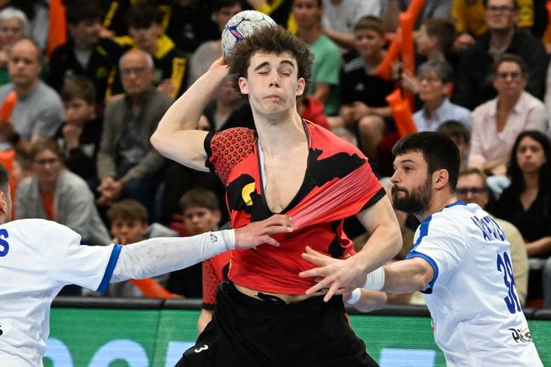 Handball. Men's World Championship Qualifiers. Belgium - Greece. 21.03.2026