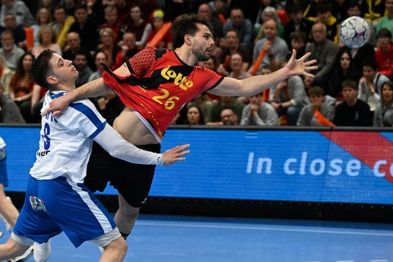 Handball. Men's World Championship Qualifiers. Belgium - Greece. 21.03.2026
