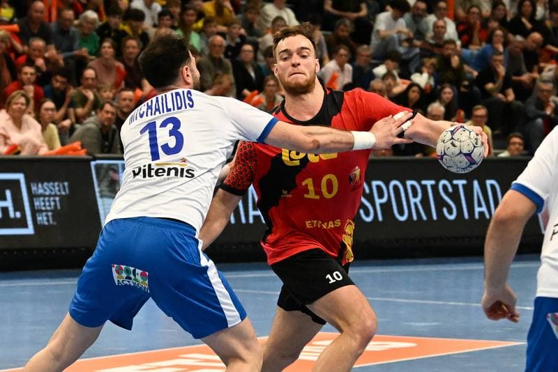 Handball. Men's World Championship Qualifiers. Belgium - Greece. 21.03.2026