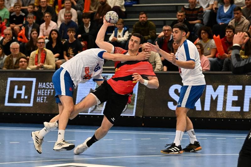 Handball. Men's World Championship Qualifiers. Belgium - Greece. 21.03.2026