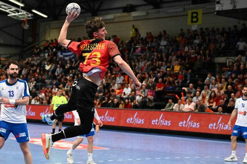 Handball. Men's World Championship Qualifiers. Belgium - Greece. 21.03.2026